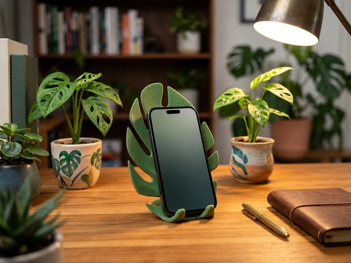 Monstera Leaf Phone Stand