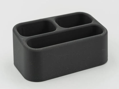 Remote Control Holder - Three-Compartment Caddy