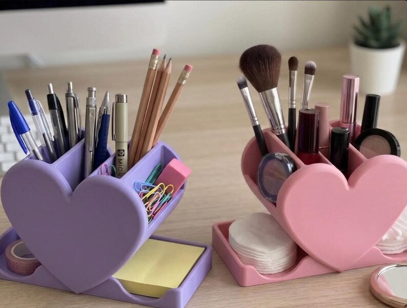 The LoveStation Organizer | Heart Desk Organizer