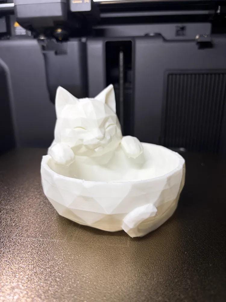 Cat Wrapped Candy Bowl