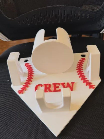 Personalized Baseball Dugout Organizer - Fence Gear Holder