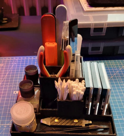 Model Building Station & Tool Organizer - Choose Color