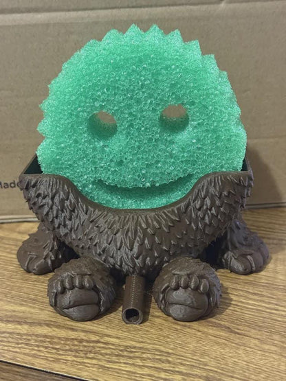 Bigfoot Sponge Holder - Self-Draining Sink Caddy