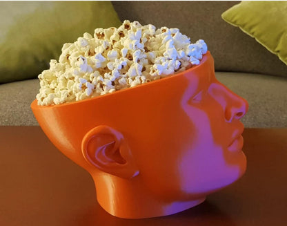 Binge Watcher’s Human Head Popcorn Bowl