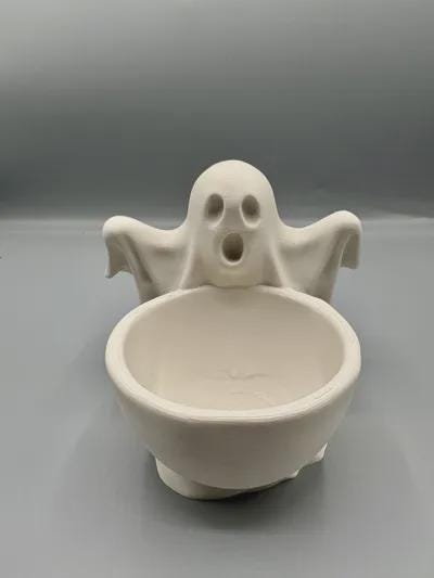 Spooky Ghost Candy Bowl