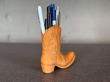 Cowboy Boot Pen Holder