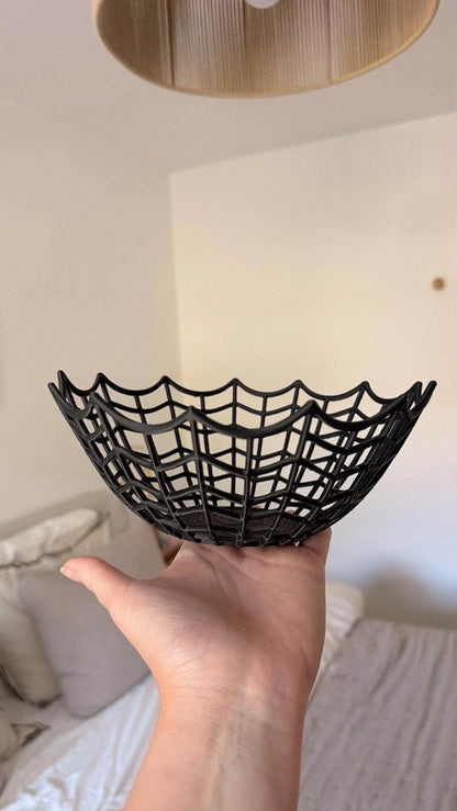 Spider Web Candy Bowl - Halloween