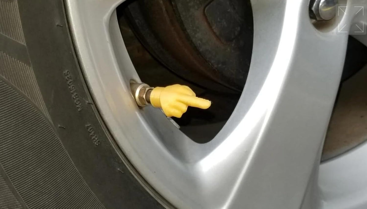 Middle Finger Tire Caps - 4-Pack