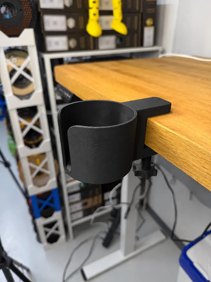 Clamp-On Cup Holder - Desk and Table