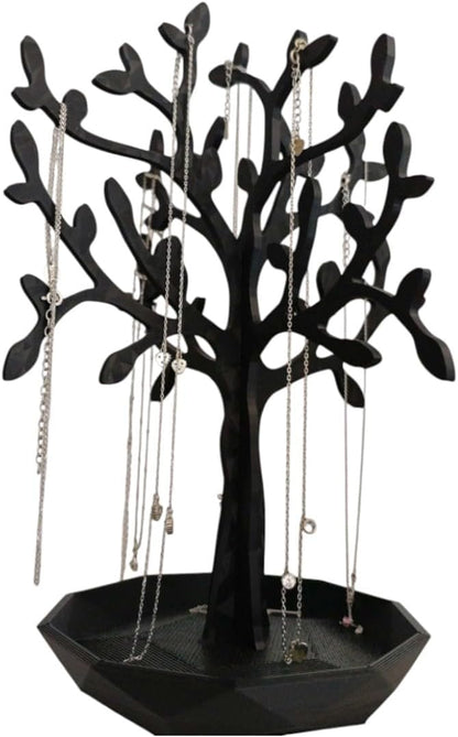 Jewelry Tree Organizer - Branch Stand with Tray