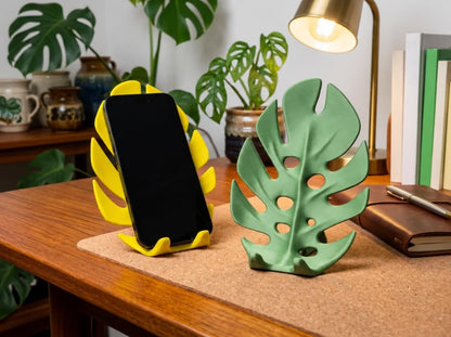 Monstera Leaf Phone Stand
