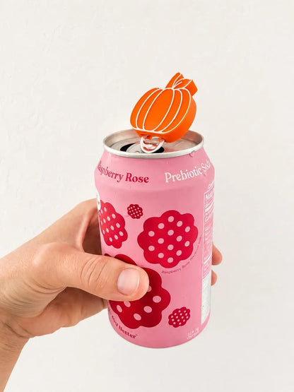 Pumpkin Can Tab Opener - Orange and White