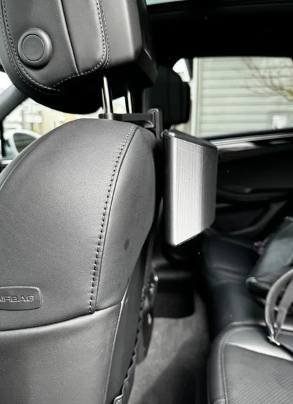 Car Headrest Trash Can | Back Seat Garbage Bin with Lid