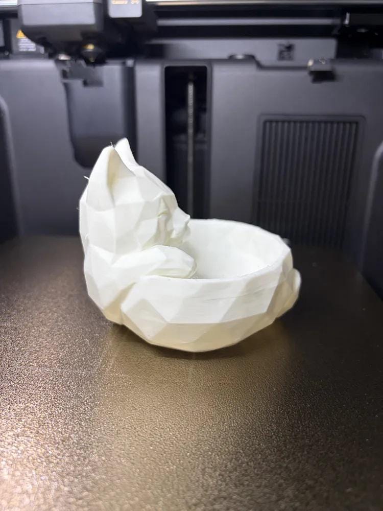 Cat Wrapped Candy Bowl