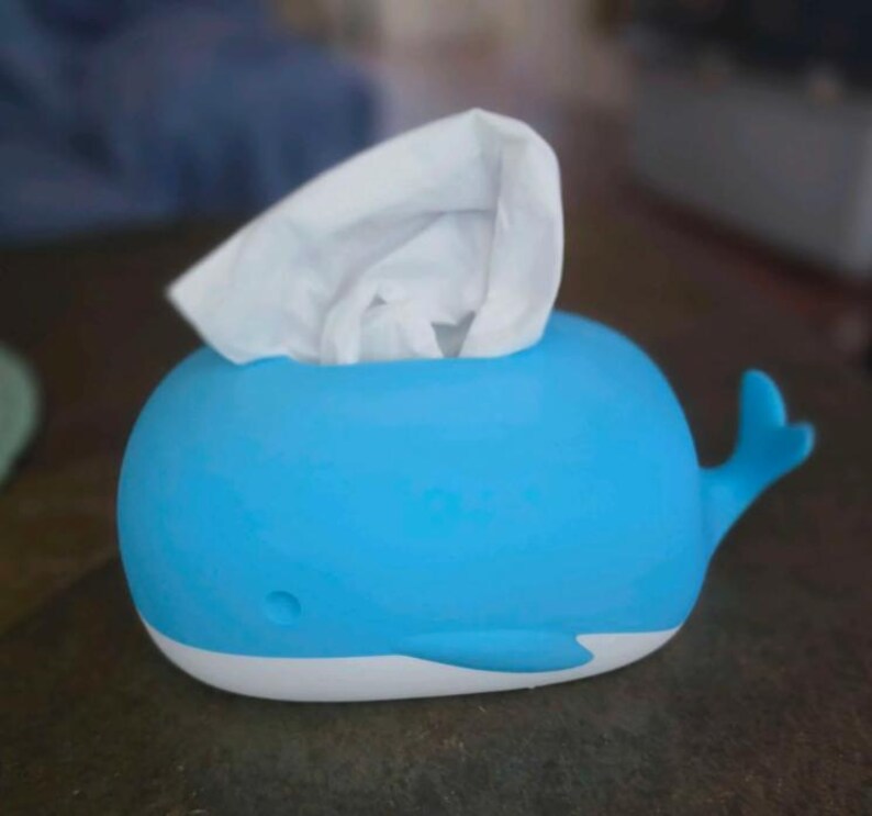 Whale Tissue Box Cover - Cute Ocean Tissue Holder