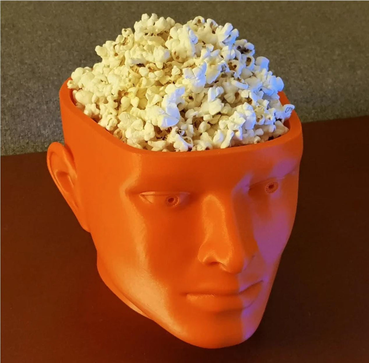 Binge Watcher’s Human Head Popcorn Bowl