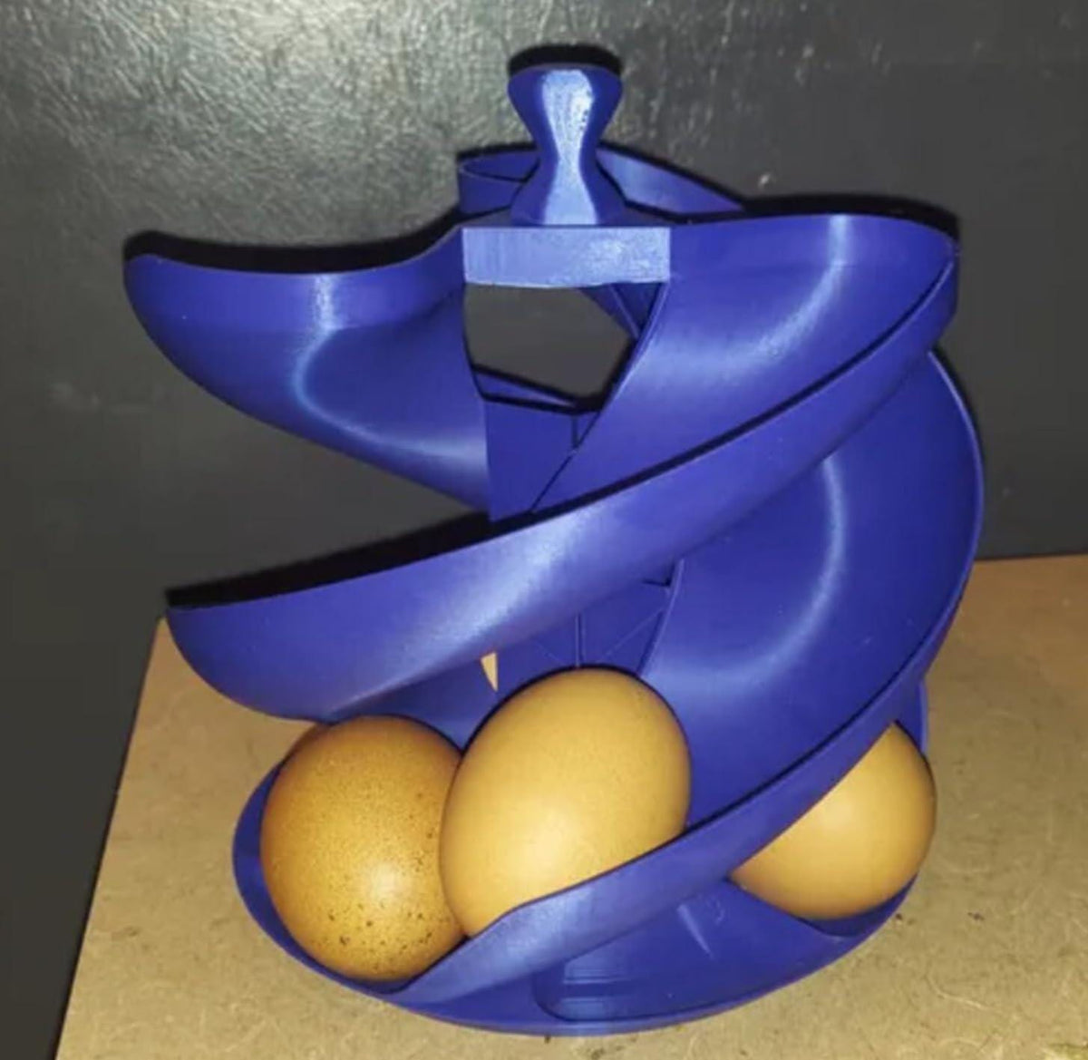 Spiral Egg Holder - 18-Egg Refrigerator Rack