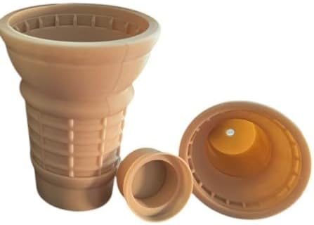 Ice Cream Cone Succulent Planter with Drainage Tray