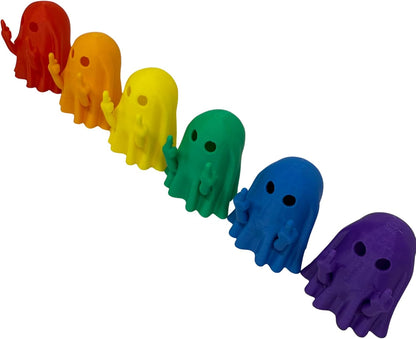 Middle Finger Ghost Figurines - 6-Pack