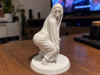 Twerking Ghost Figurine - Fixed Pose