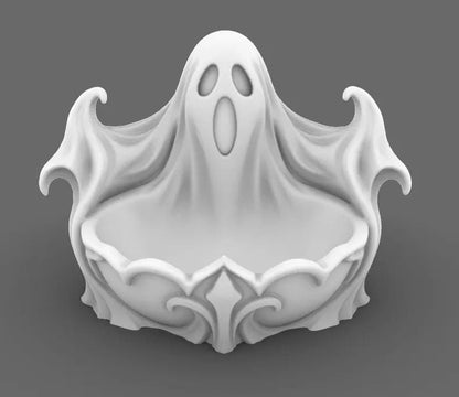 Goth Ghost Candy Bowl