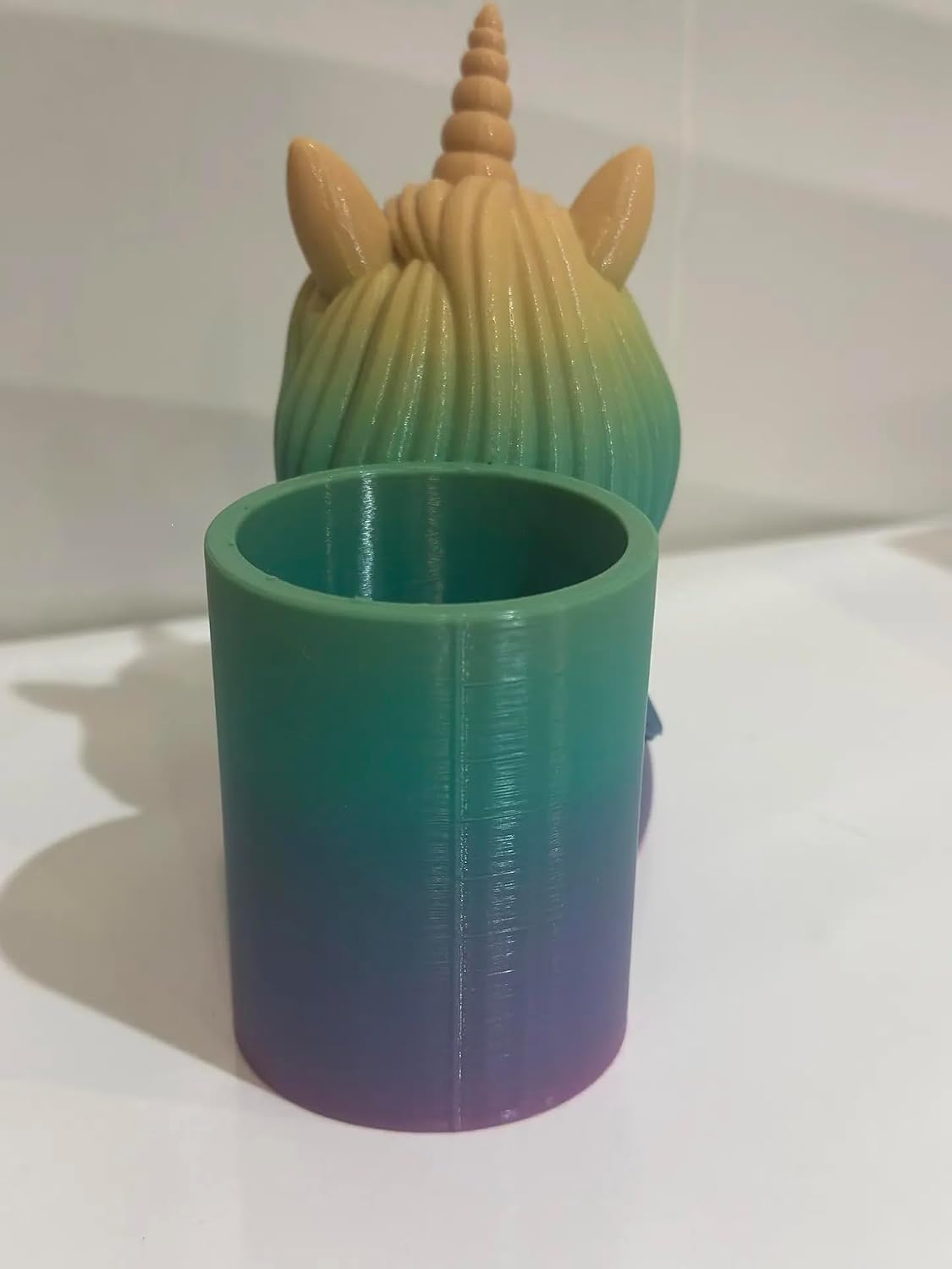 Sleepy Unicorn Pencil Holder