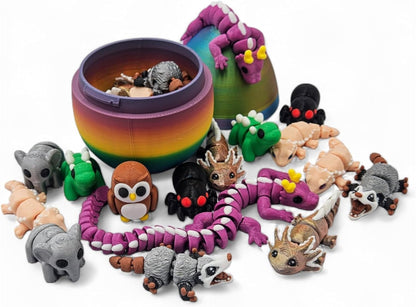 Mystery Mini Animal 10-Pack - Articulated Figurines