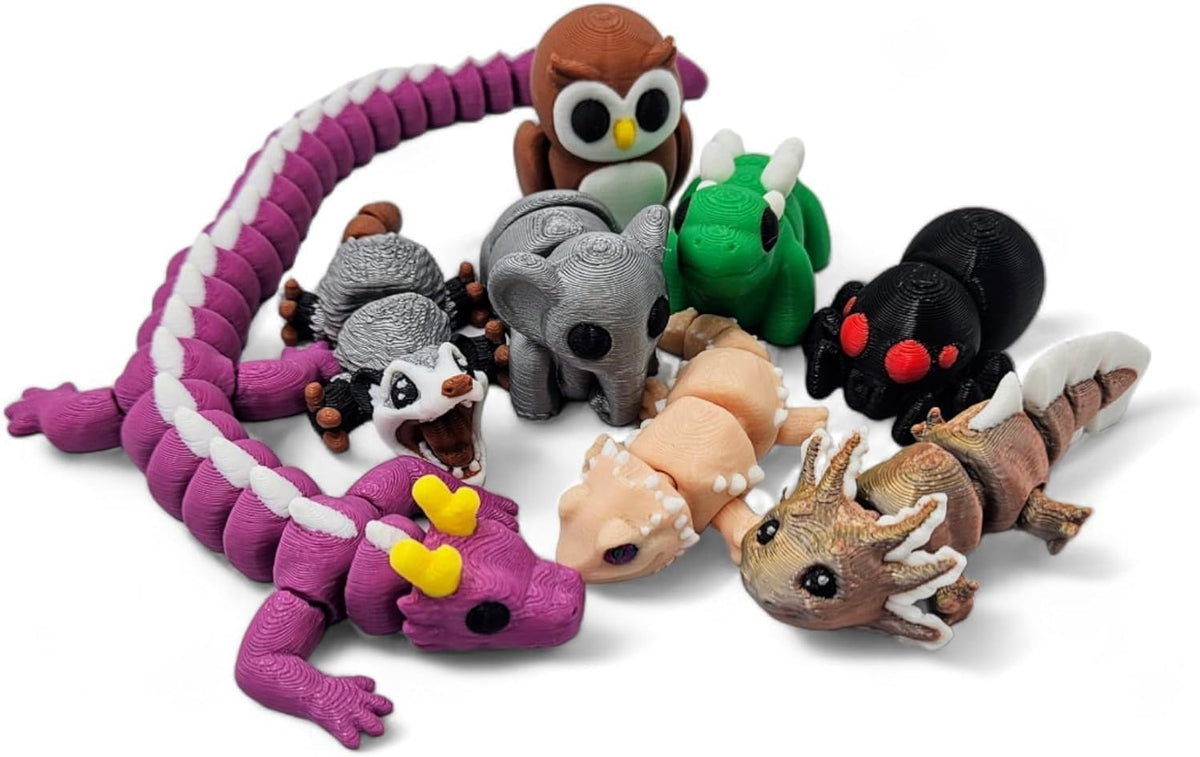 Mystery Mini Animal 10-Pack - Articulated Figurines