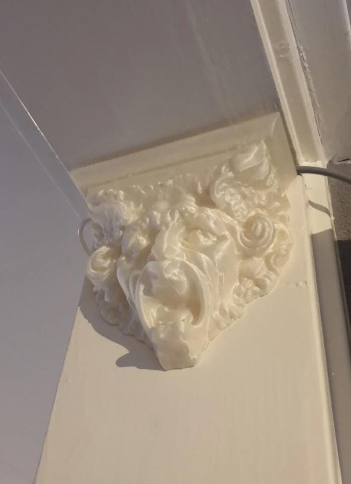 Wall Mounted Gargoyle Shelf