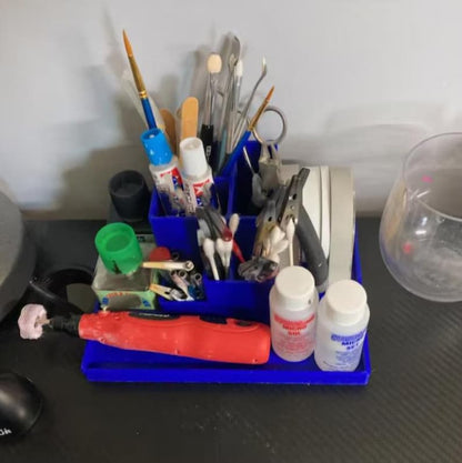 Model Building Station & Tool Organizer - Choose Color