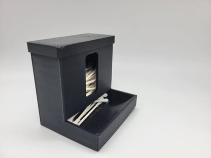 Cotton Swab Dispenser - Bathroom Vanity Organizer