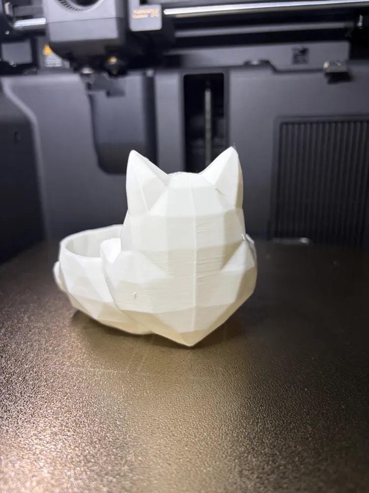 Cat Wrapped Candy Bowl