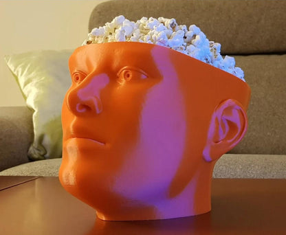 Binge Watcher’s Human Head Popcorn Bowl
