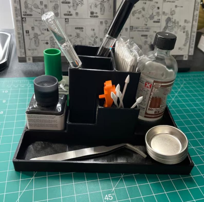 Model Building Station & Tool Organizer - Choose Color