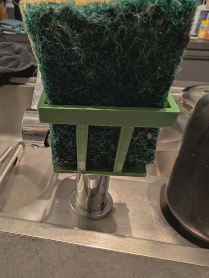 Faucet-Mounted Sponge Holder - Sink Drying Caddy