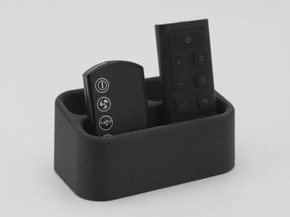 Remote Control Holder - Three-Compartment Caddy