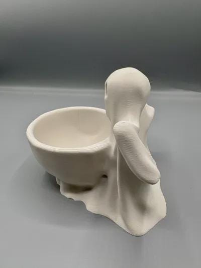 Spooky Ghost Candy Bowl