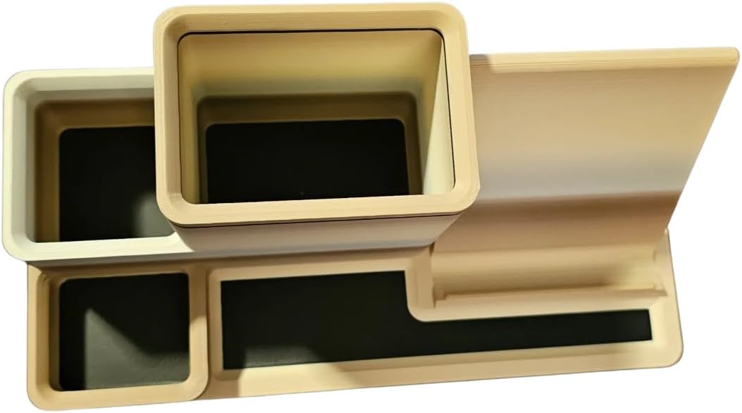 Modern Desk Organizer with Phone Stand