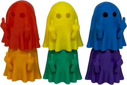 Middle Finger Ghost Figurines - 6-Pack