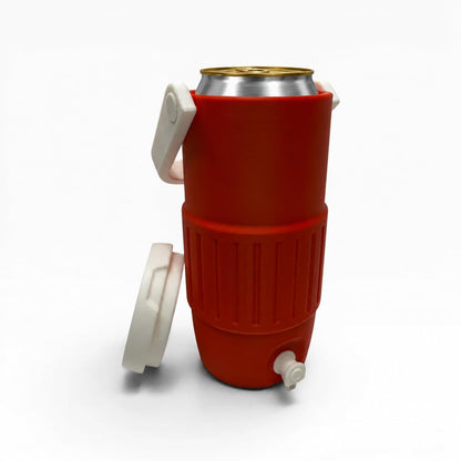 12 oz Slim Can Holder - Pivoting Handle and Lid