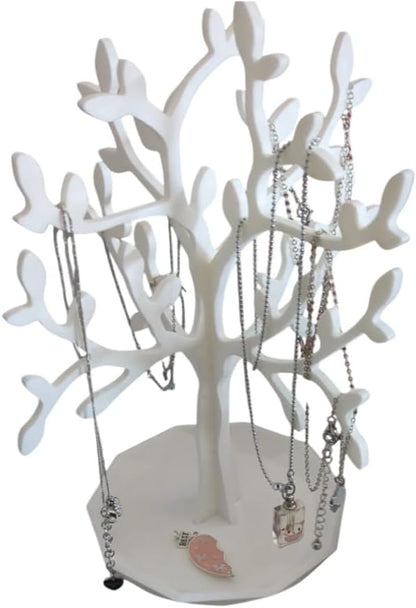 Jewelry Tree Organizer - Branch Stand with Tray