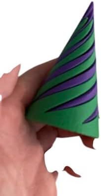 Two-Color Spiral Fidget Toy