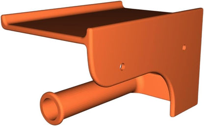 Wall-Mounted Toilet Paper Holder with Shelf