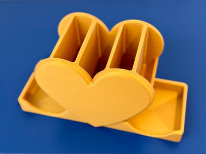 The LoveStation Organizer | Heart Desk Organizer