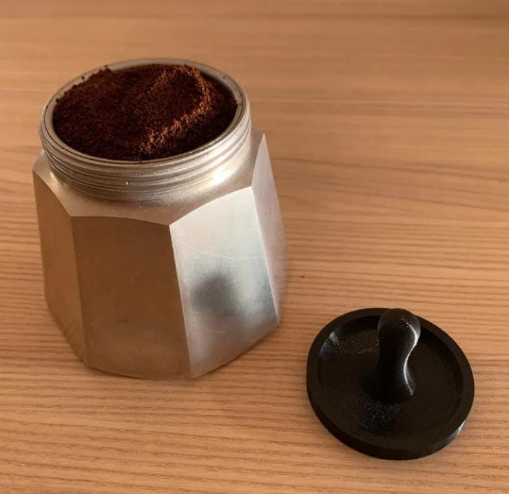 Italian Coffee Tamper for Bialetti Coffee Makers