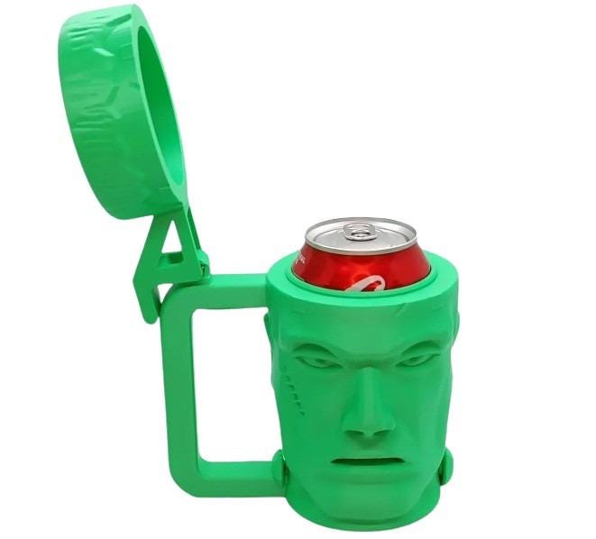 Frankenstein Can Coozie - Flip-Top Drink Holder