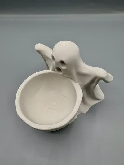 Spooky Ghost Candy Bowl
