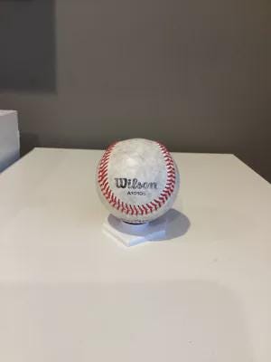 Home Plate Baseball Display Stand - Game Ball Holder