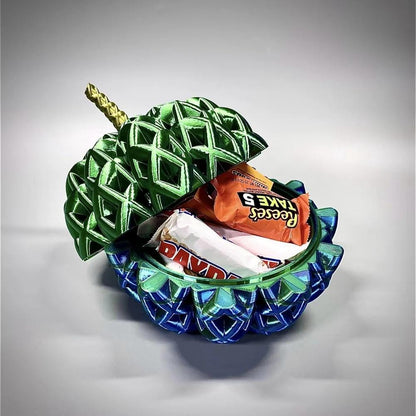 Pumpkin Candy Bowl with Lid