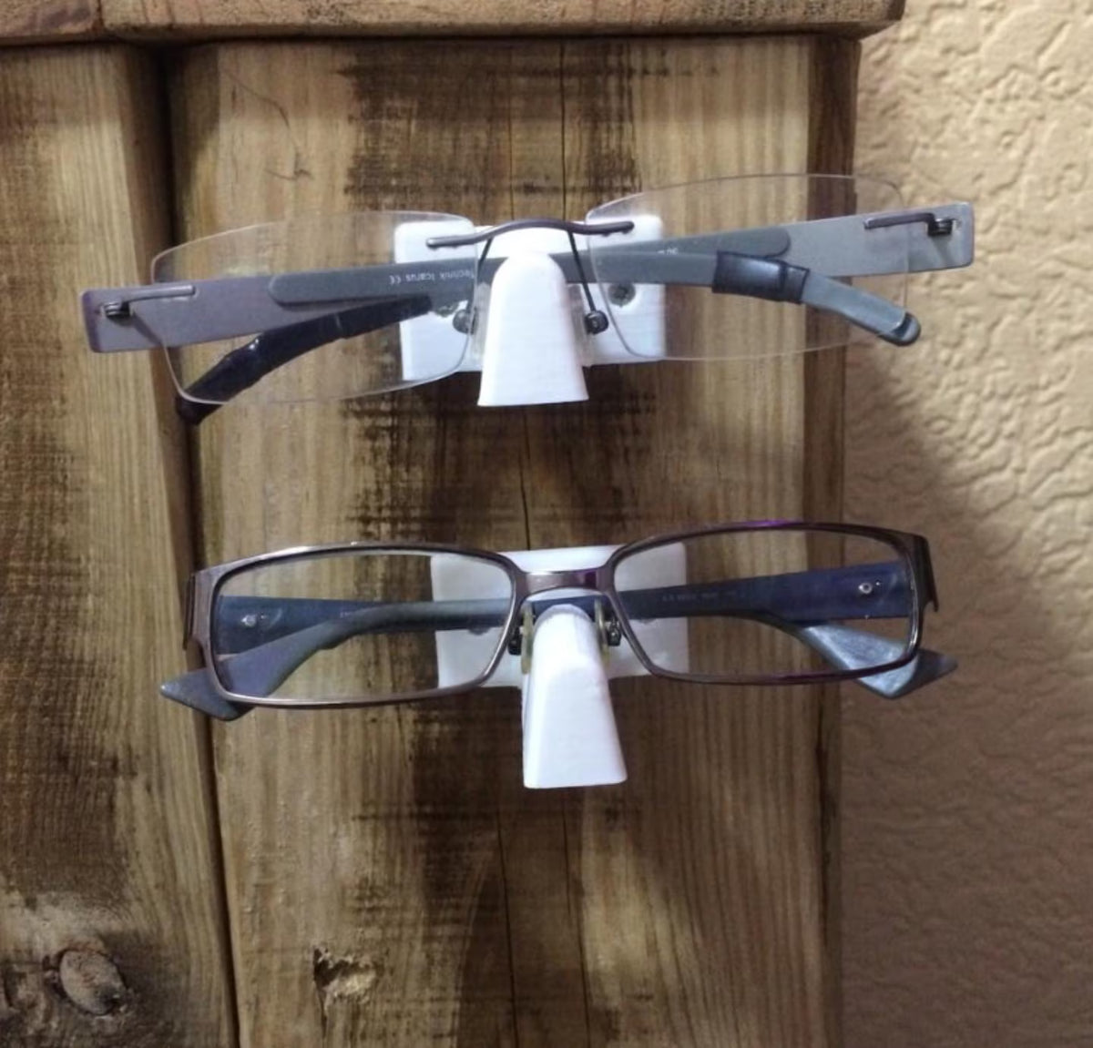 Universal Glasses Wall Mount - Choose Color & Pack